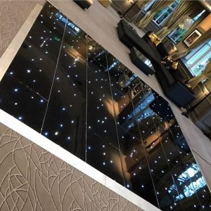 Black Starlit Dance Floor 14ft x 14ft Complete System – LEDJ – New