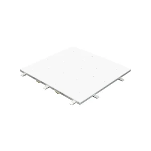White Starlit Dance Floor Panel (2ft x 2ft) (3 Sided)