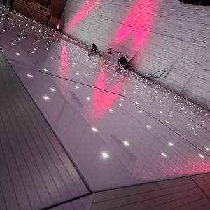 White Starlit Dance Floor 12ft x 12ft Complete System – Reburbished - Grumpy Joes